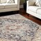 Edge Collections - 8' X 10' - Brown - Durable Floral Area Rug for Cozy Spaces - 1 Piece